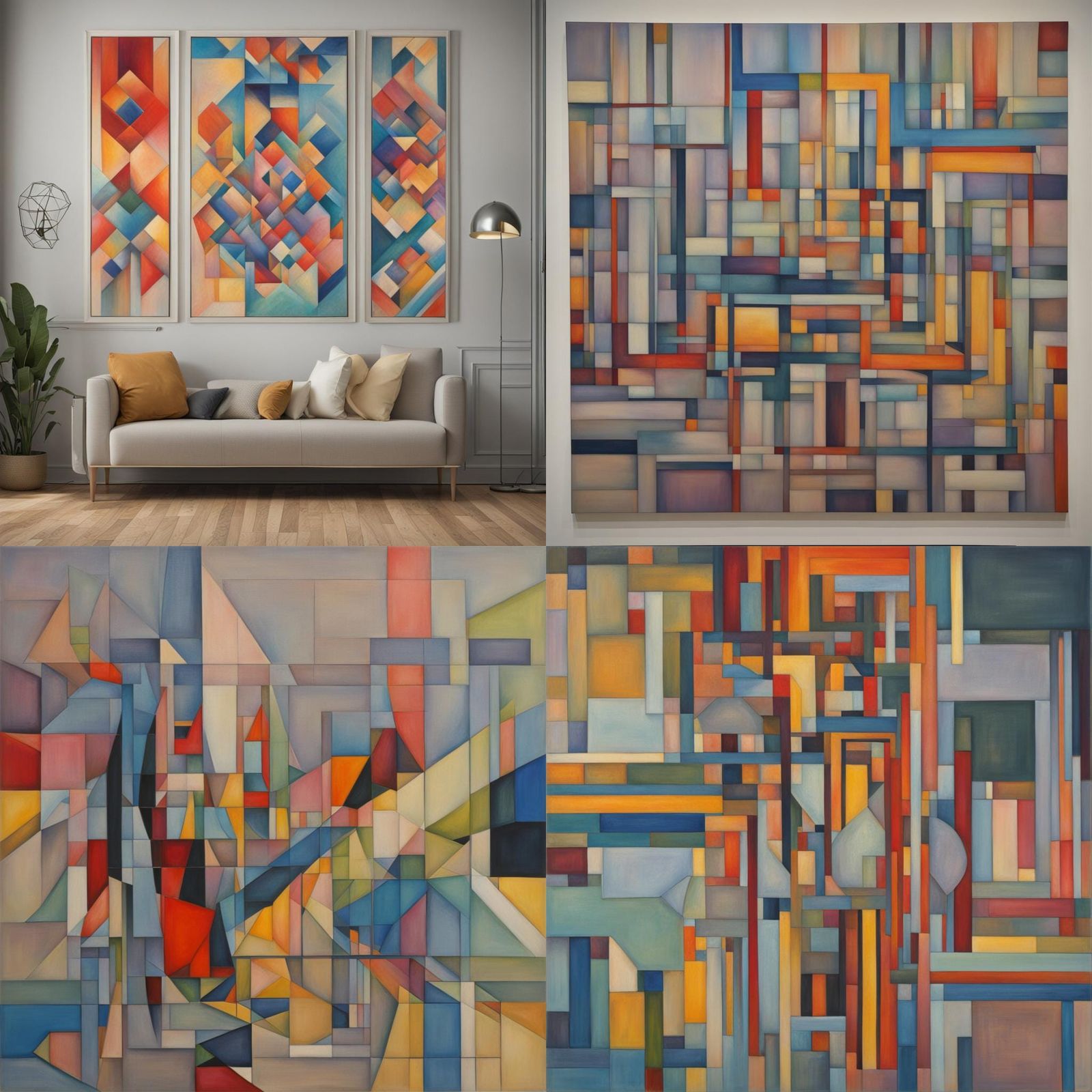 Abstract Modern Art Composition