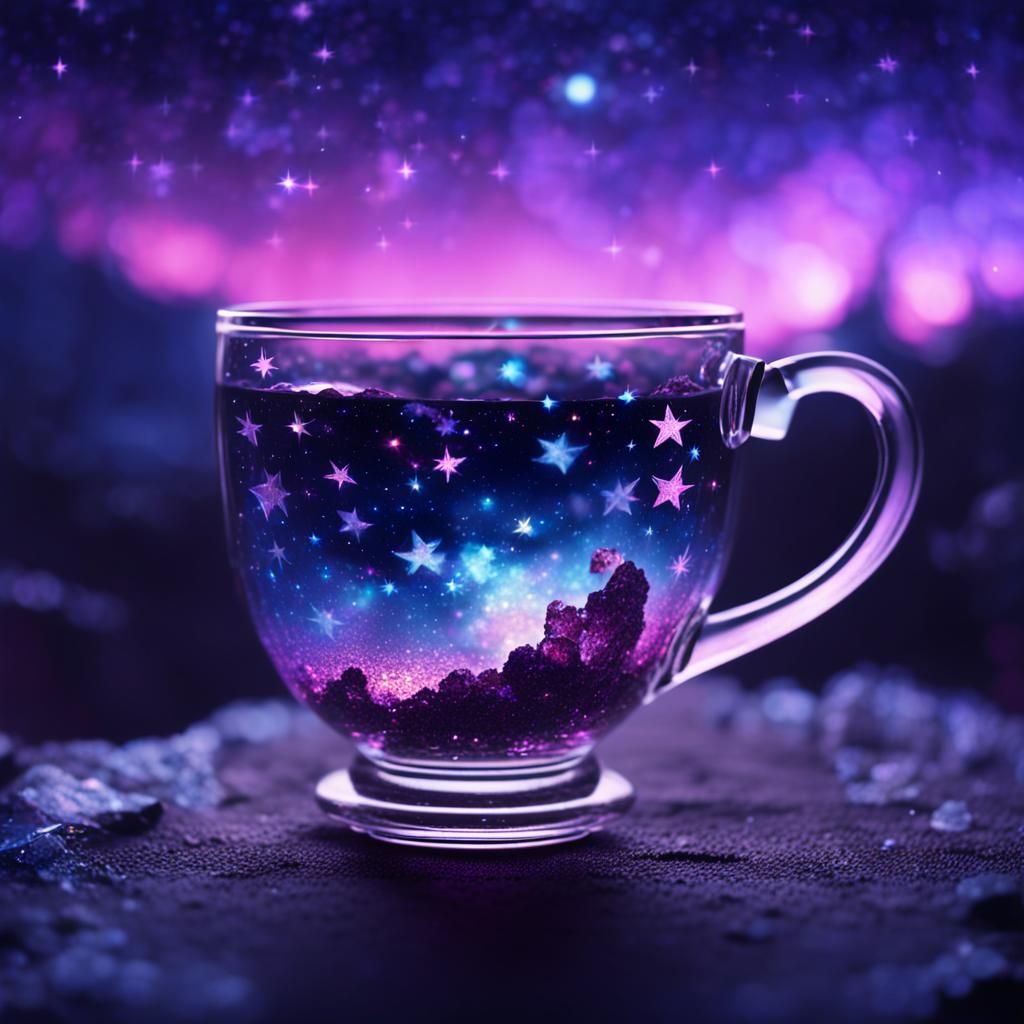 Galactic Teacup: Stars and Galaxies