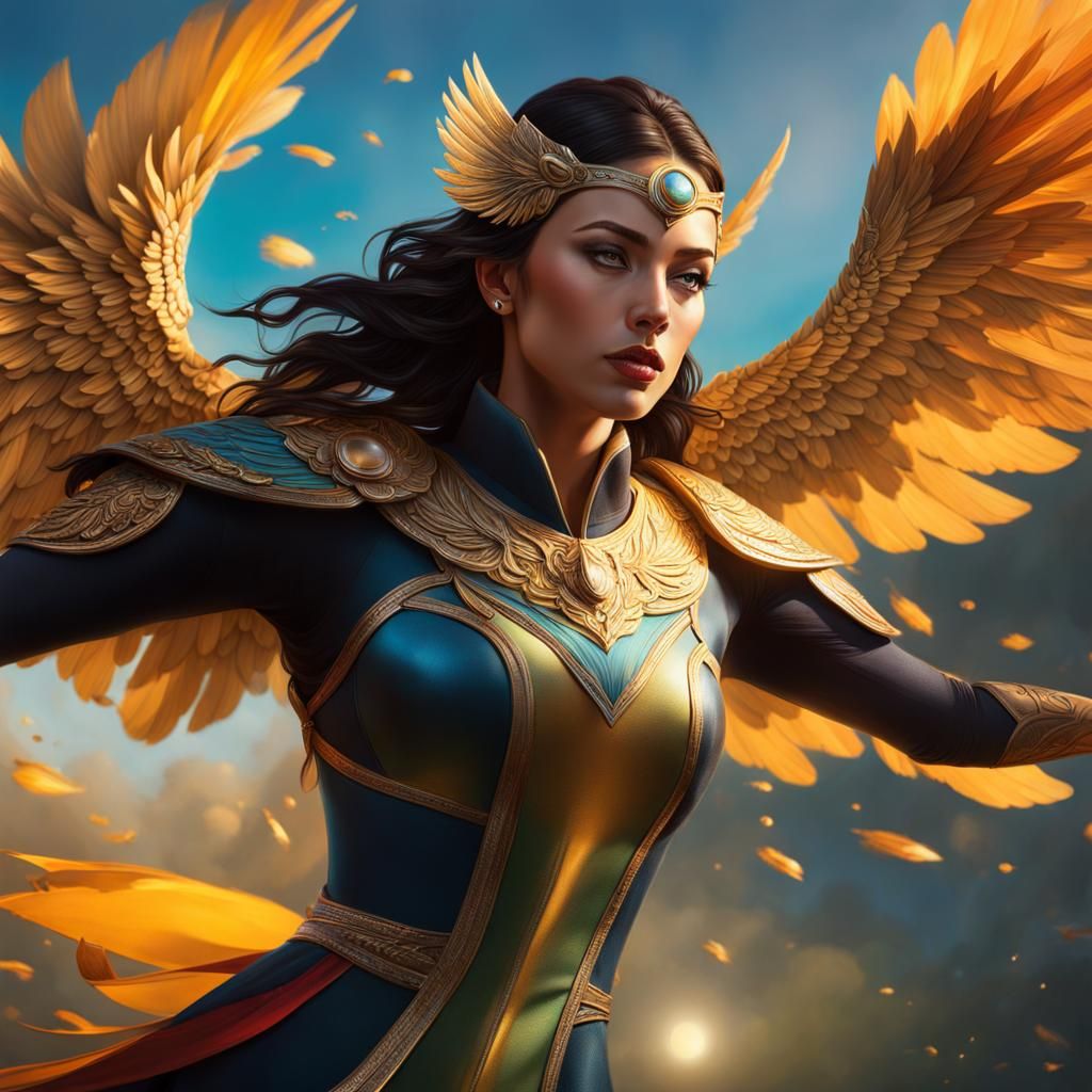 Hyperrealistic Image of Learning to Fly