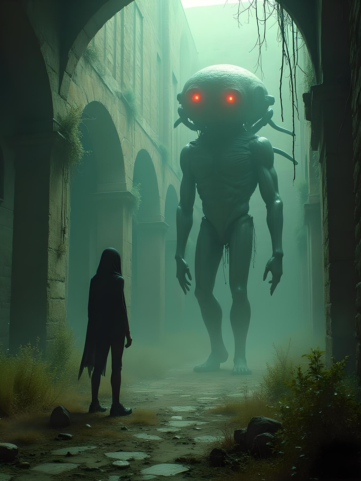 Ancient. Alien. Ruins. Strange. Inhuman. Darkling.