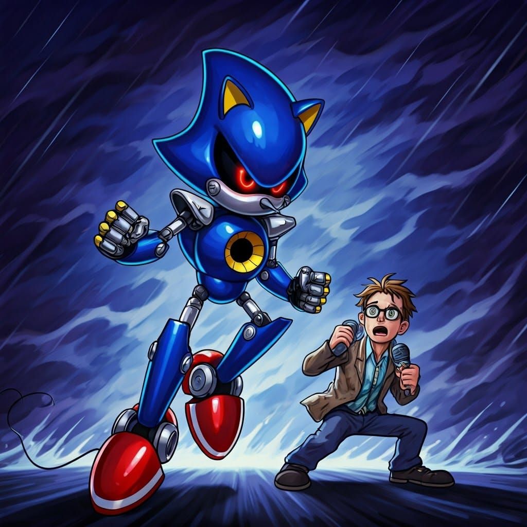 Metal Sonic Unleashes Fury on Weatherman Evan in Gritty, Neo...