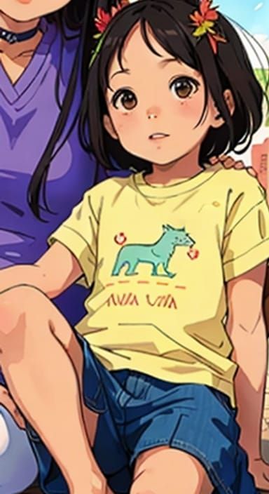 Blond Girl Consumed by Fire