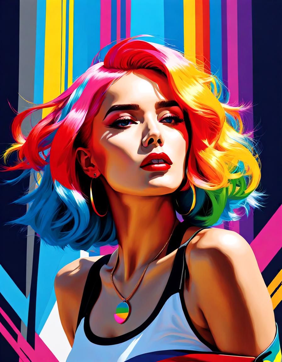 pop art woman