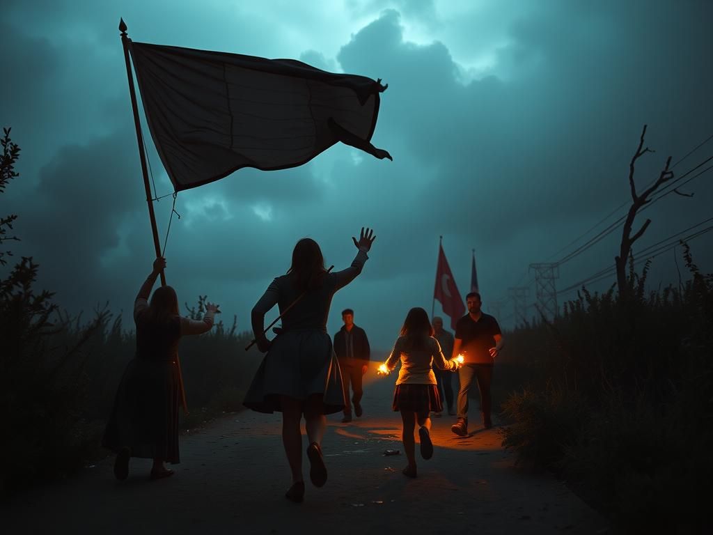 Surreal Horror Hallucination: A Spine-Chilling Magical Trip