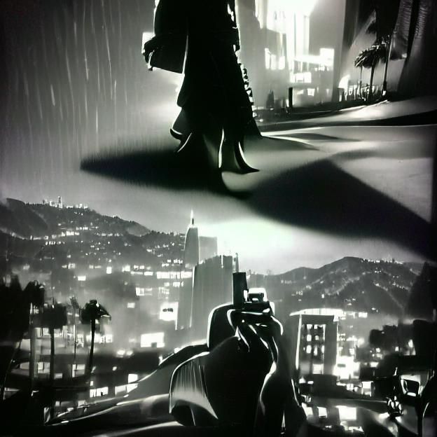 Moody Noir Scene