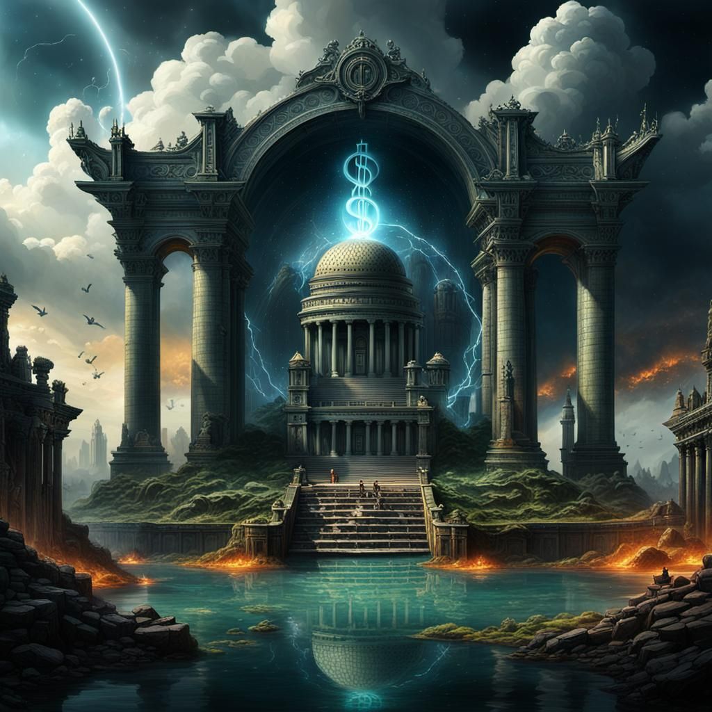 Fantastical Matte Painting with Intricate Details