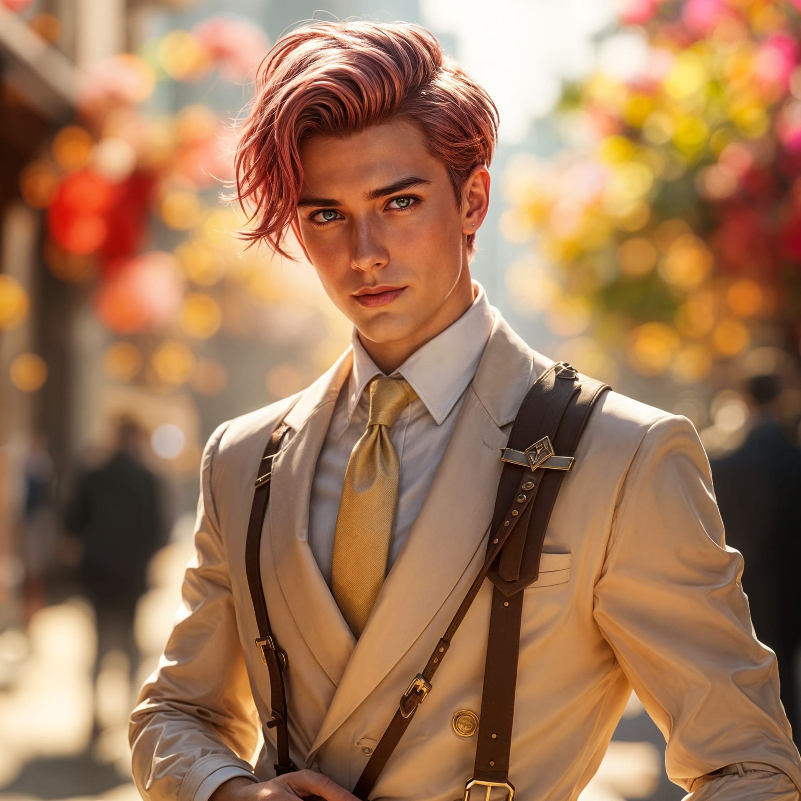 Confident Gentleman of Fantasycore Art Deco