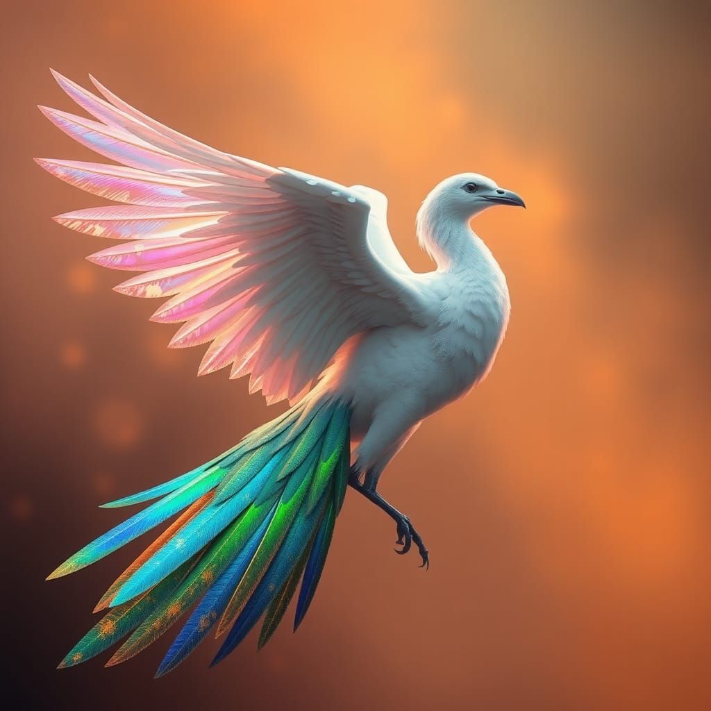 Iridescent Bird Fantasy Concept Art