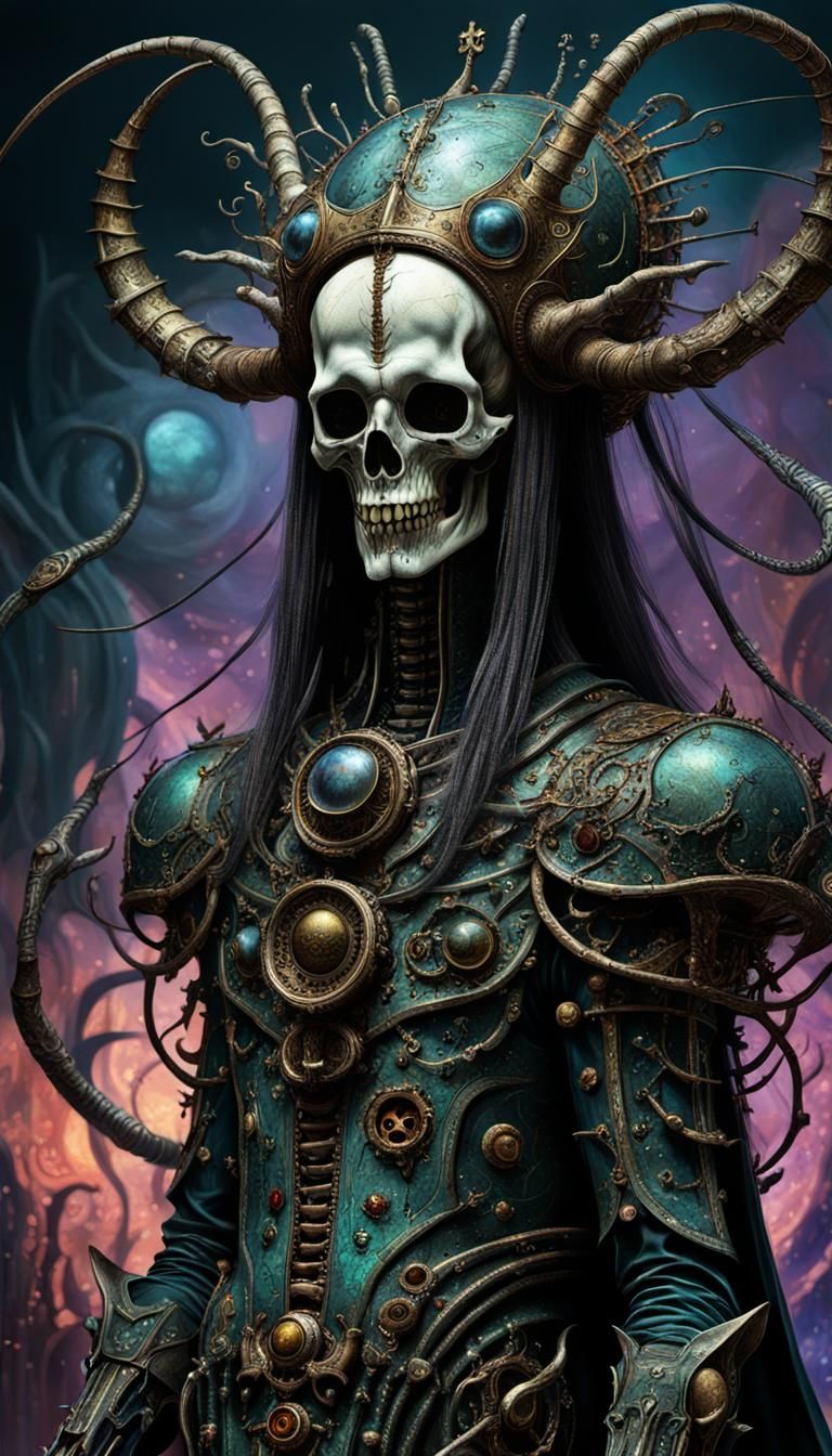 Dark Fantasy Art Inspired by Bosch and Giger