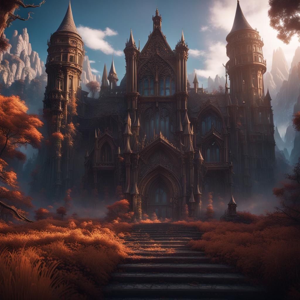 Fantastical Dream Shot by Daylight: Matte Painting