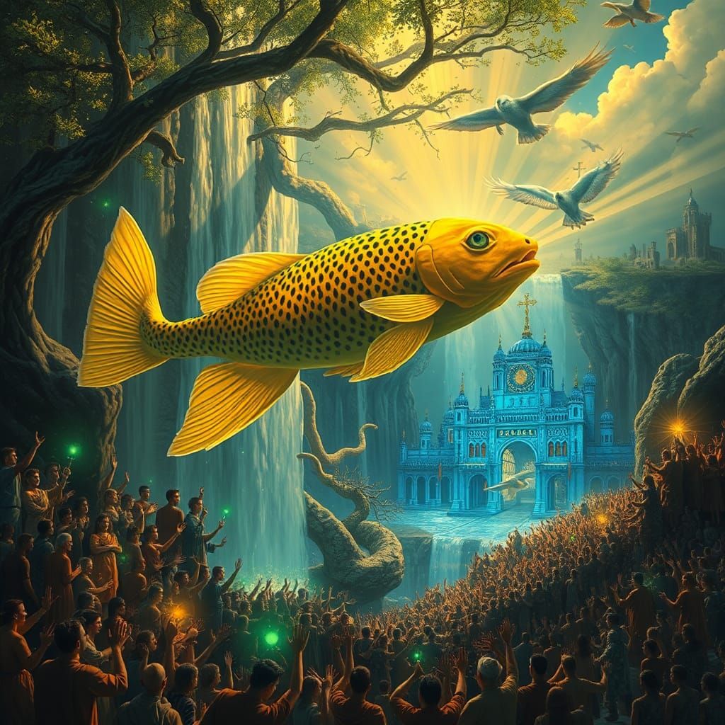 Mystical Realm of the Yellow Leopard Man