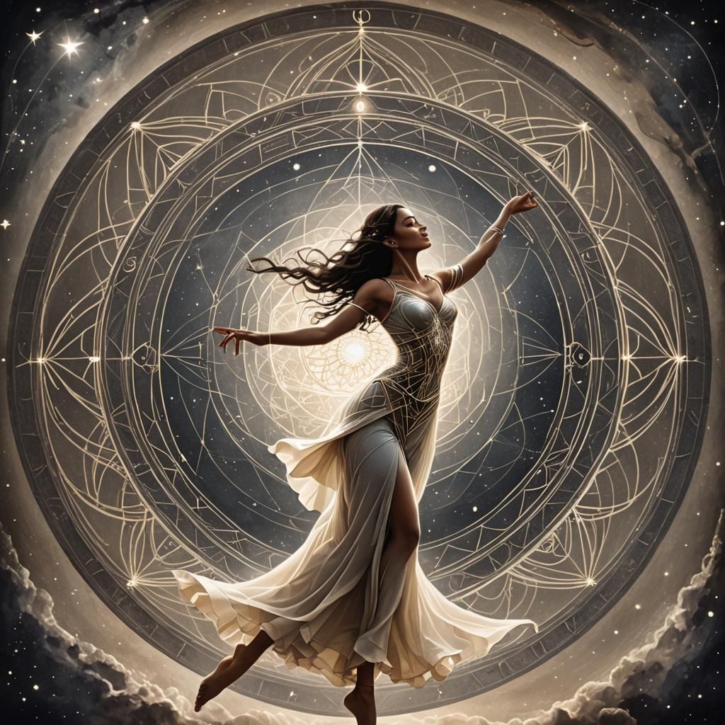 Sacred Geometry: Poetic Visions of Moonlight Dance