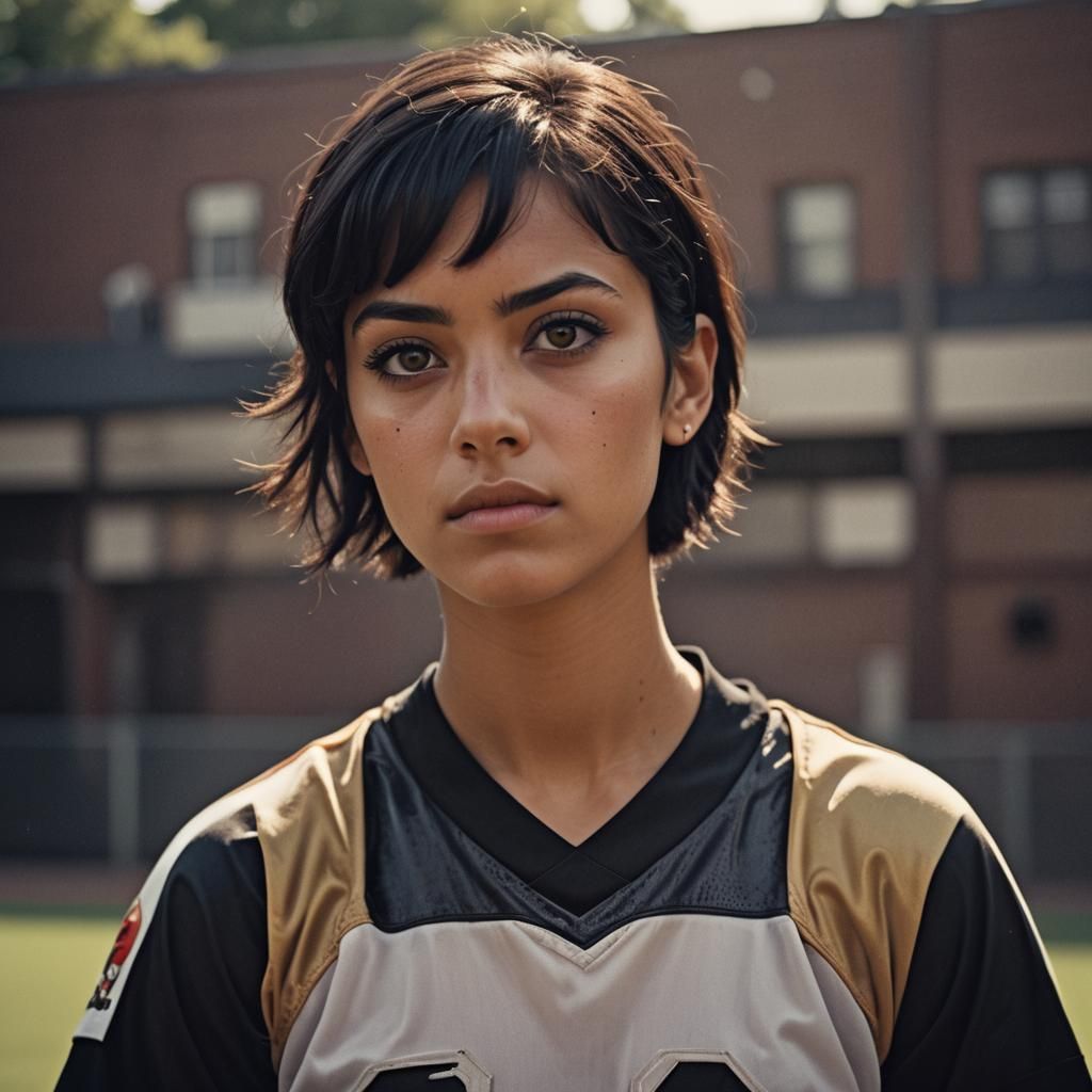 Teenager Portrait in Cinematic Style