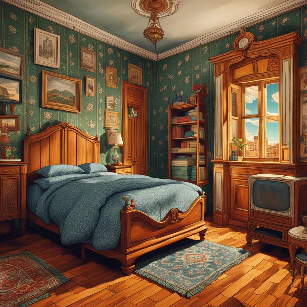 Victorian house bedroom