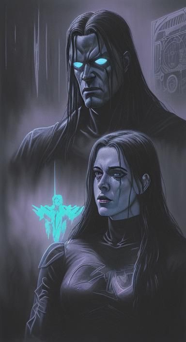 Undertaker and Kane: Cyberpunk Horror Pop Art