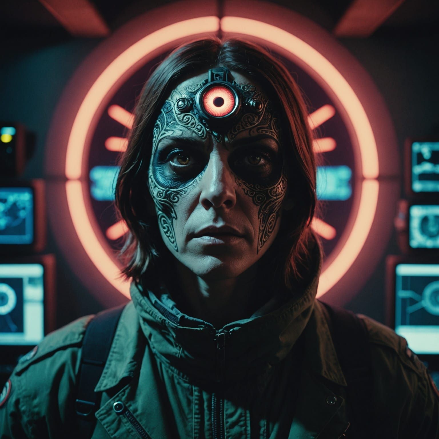 Cinematic Still: Third Eye Conspiracy Theory