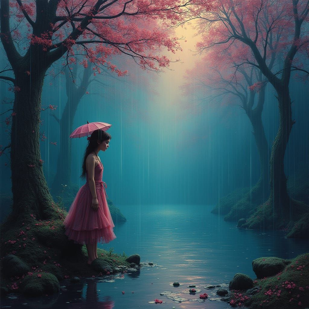 Surreal Dreamscapes in Vibrant Oil Painting Style