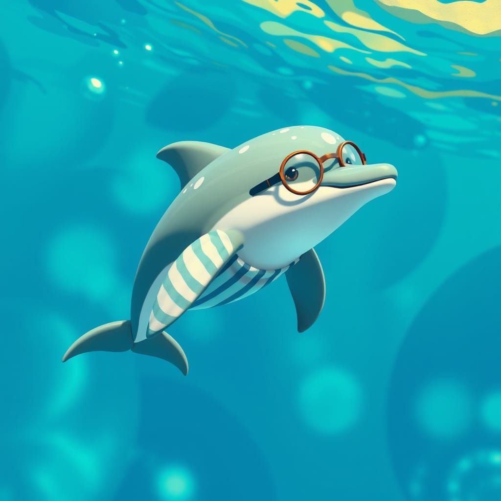 Whimsical Oceanic Adventure in Vibrant Colors