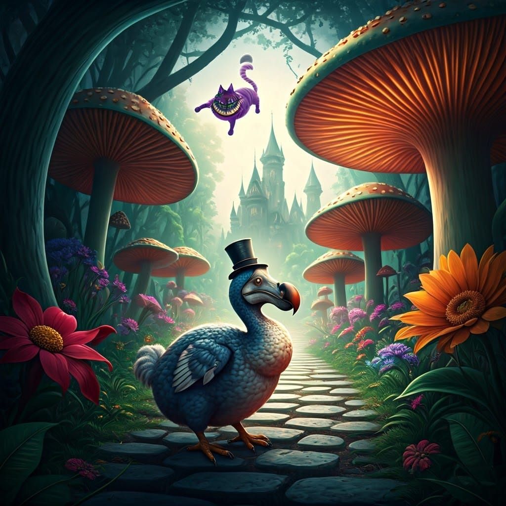 Dodo Bird and Cheshire Cat
