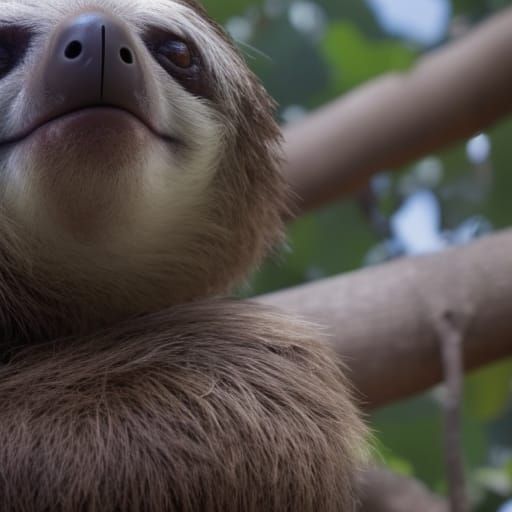 Sloths Discover Monolith in Desert Landscape