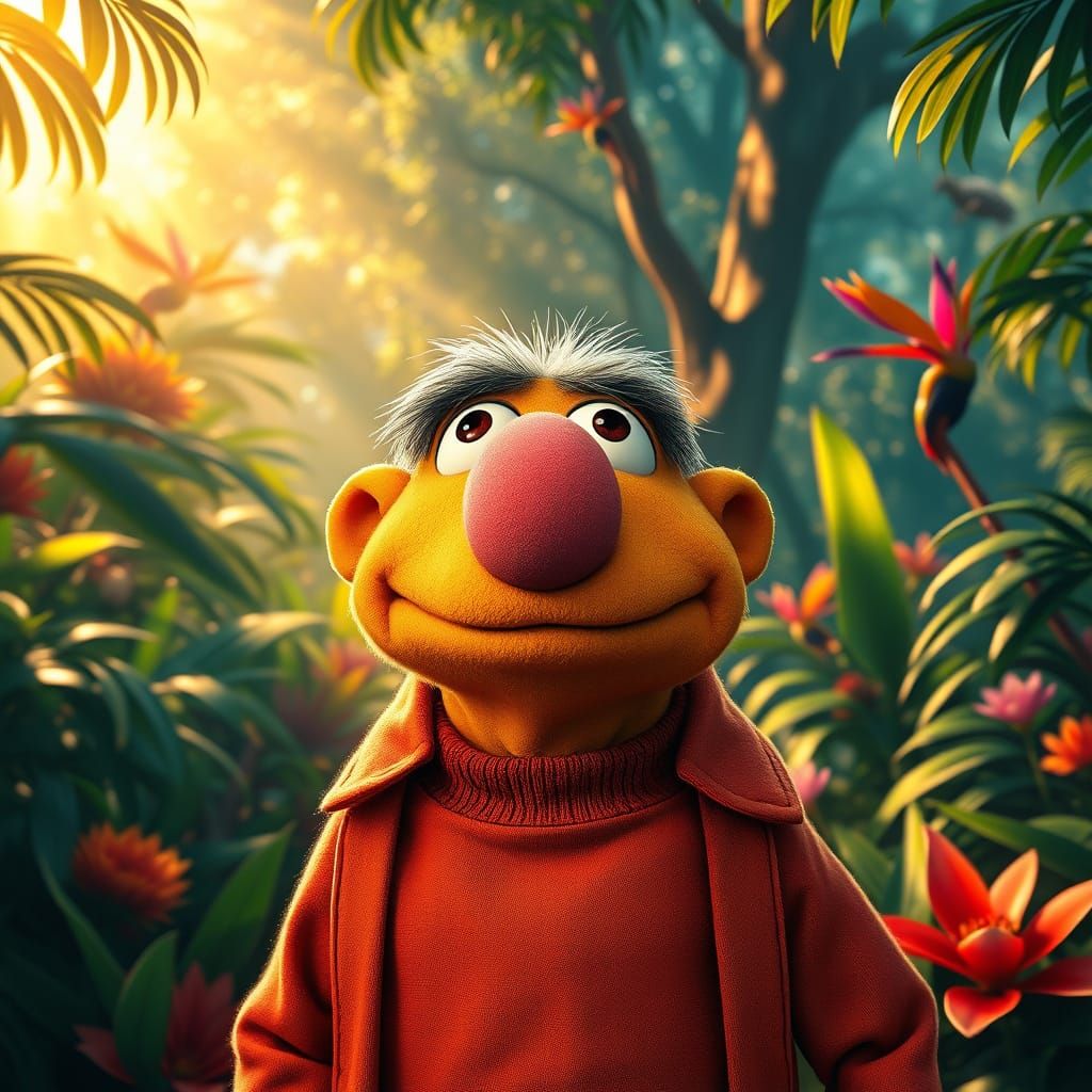 The legendary David Attenborough as a legendary Muppet!