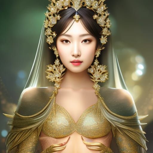 Korean Jewel: A Sparkling Asian Fantasy Portrait