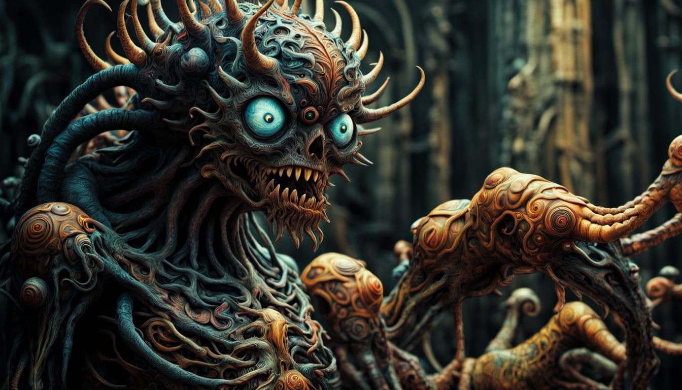 Dark Elegance Monster in Morimatic Style