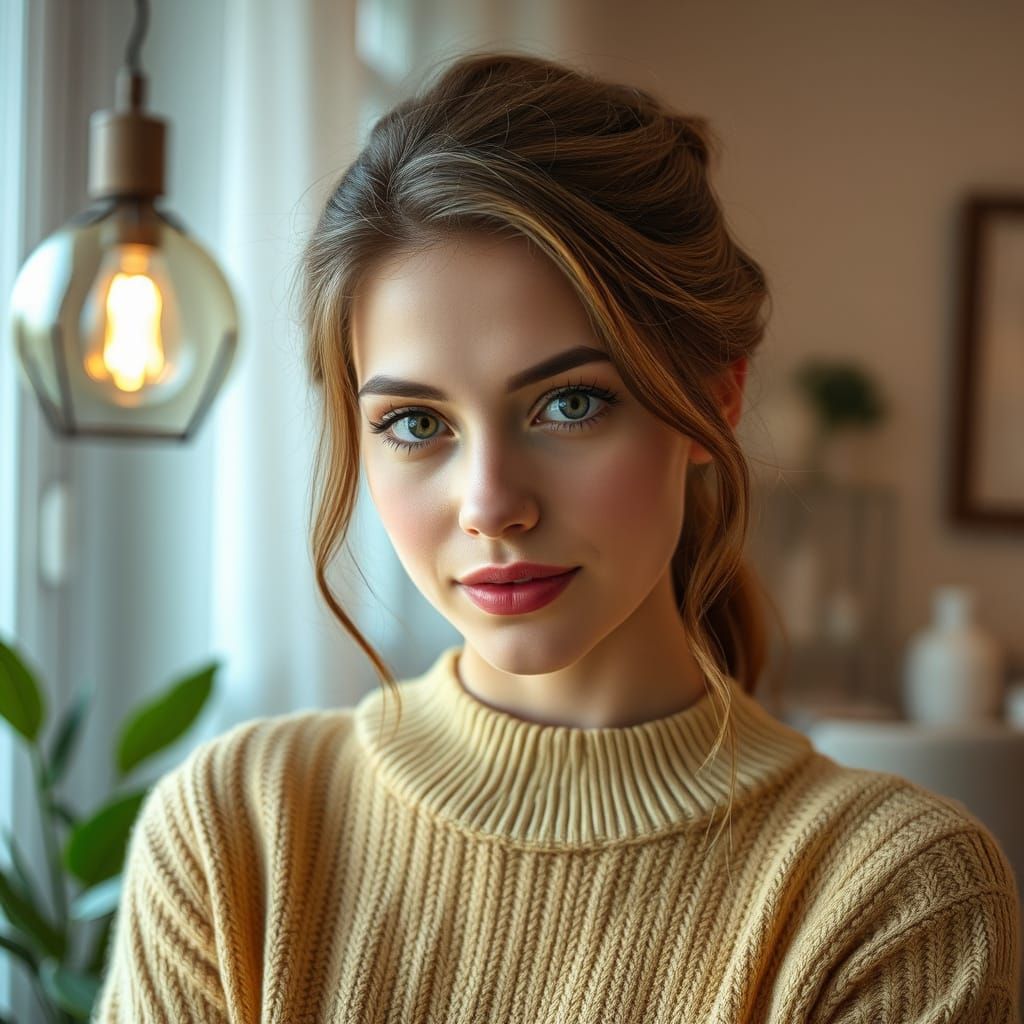 Average Woman in a Mundane Setting