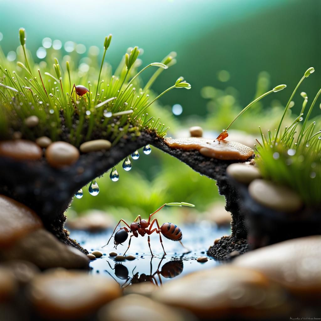 Miniature World: An Ant's Eye View