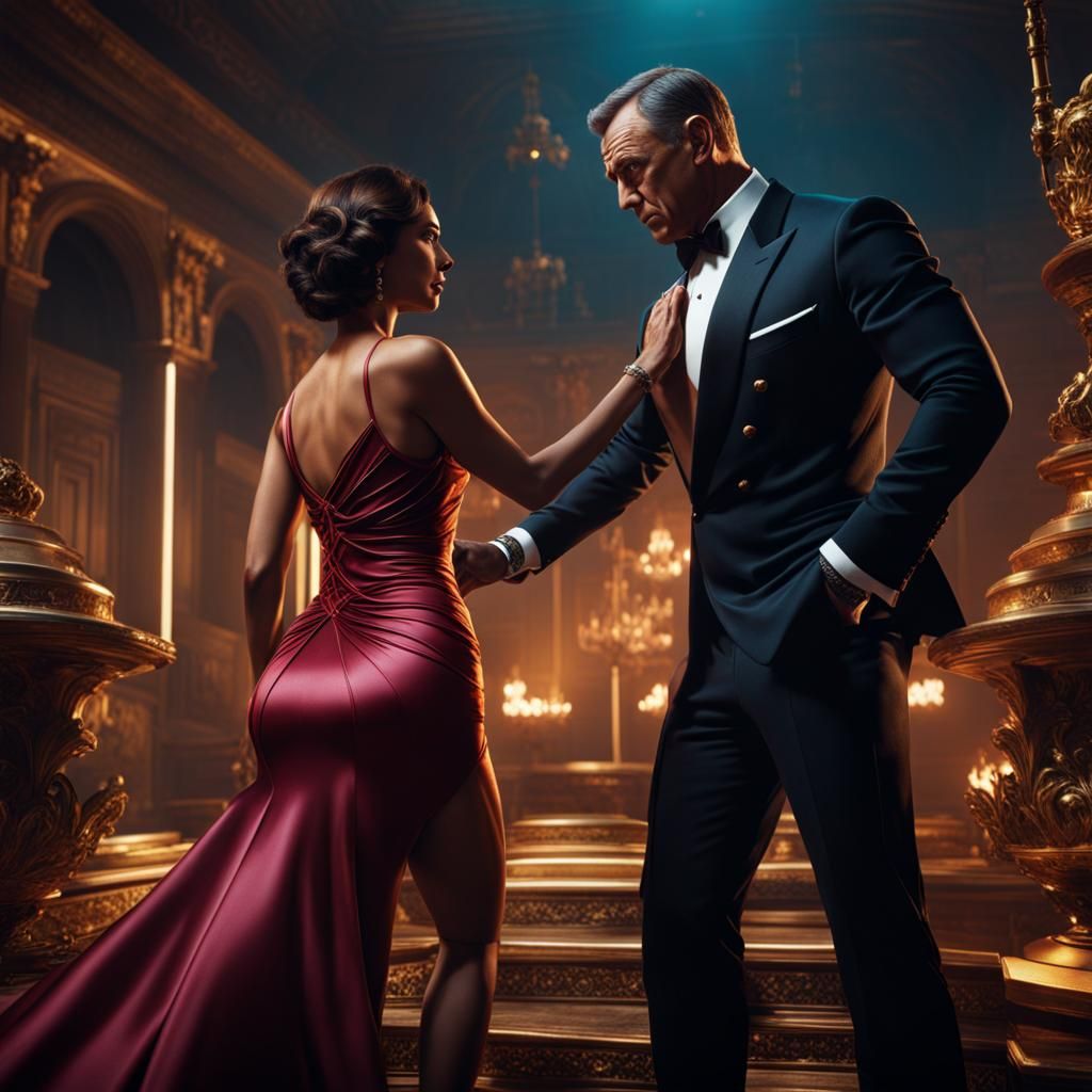 James Bond Scene: Detailed Matte Painting