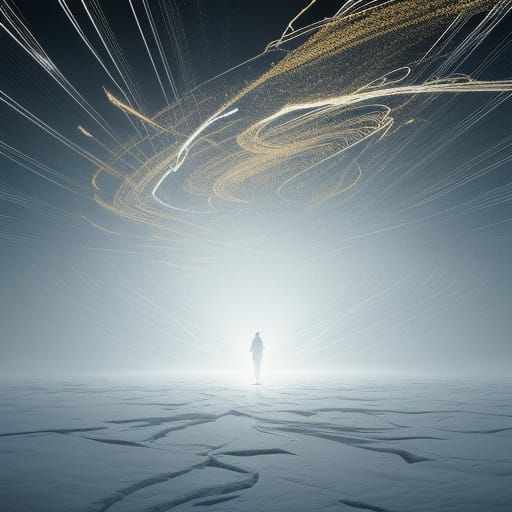 Ethereal Border Between Chaos and Order in Vibrant Colors