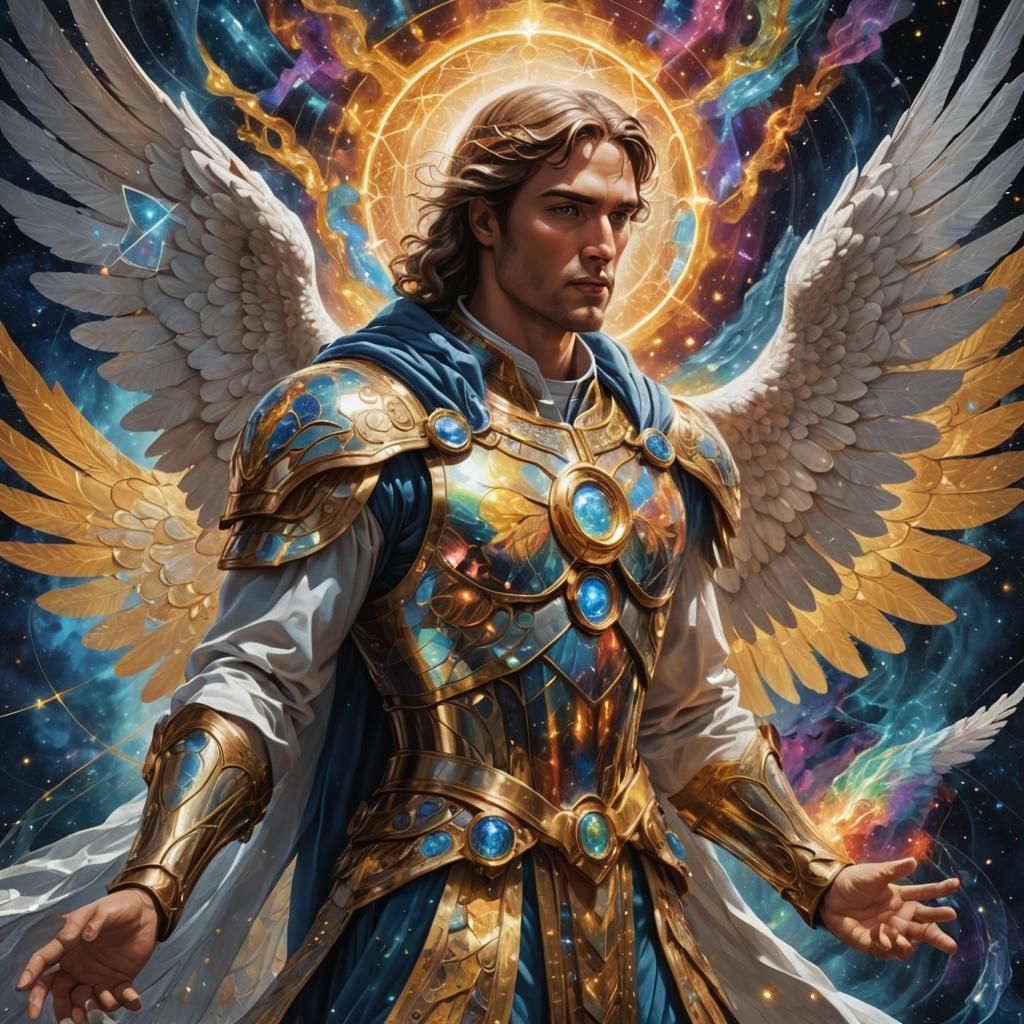 Archangel Gabriel Explains Quantum Mechanics: Astral Illustr...
