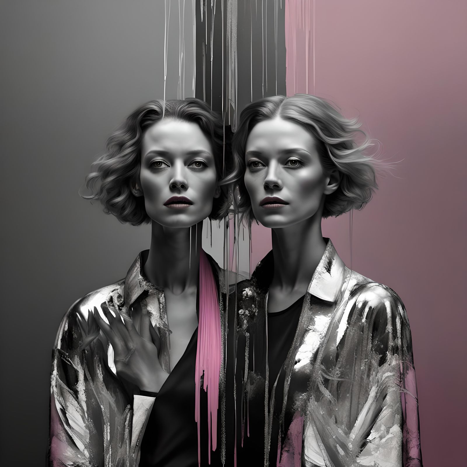 Photorealist Portrait of a Woman in Post-Modern Style