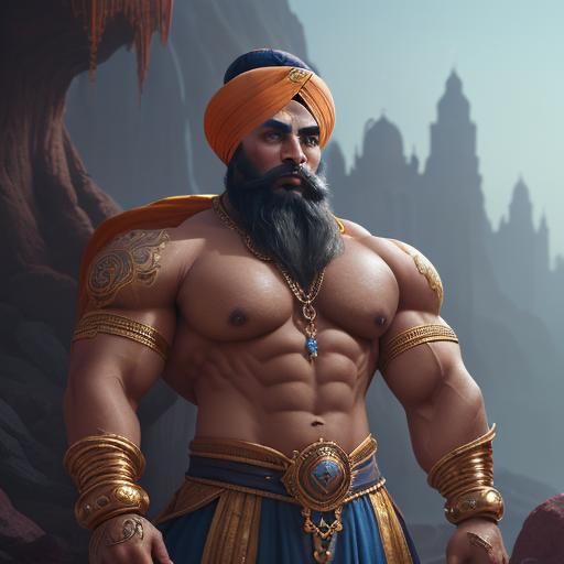 Sikh Guru Har Krishan: World's Largest Bodybuilder