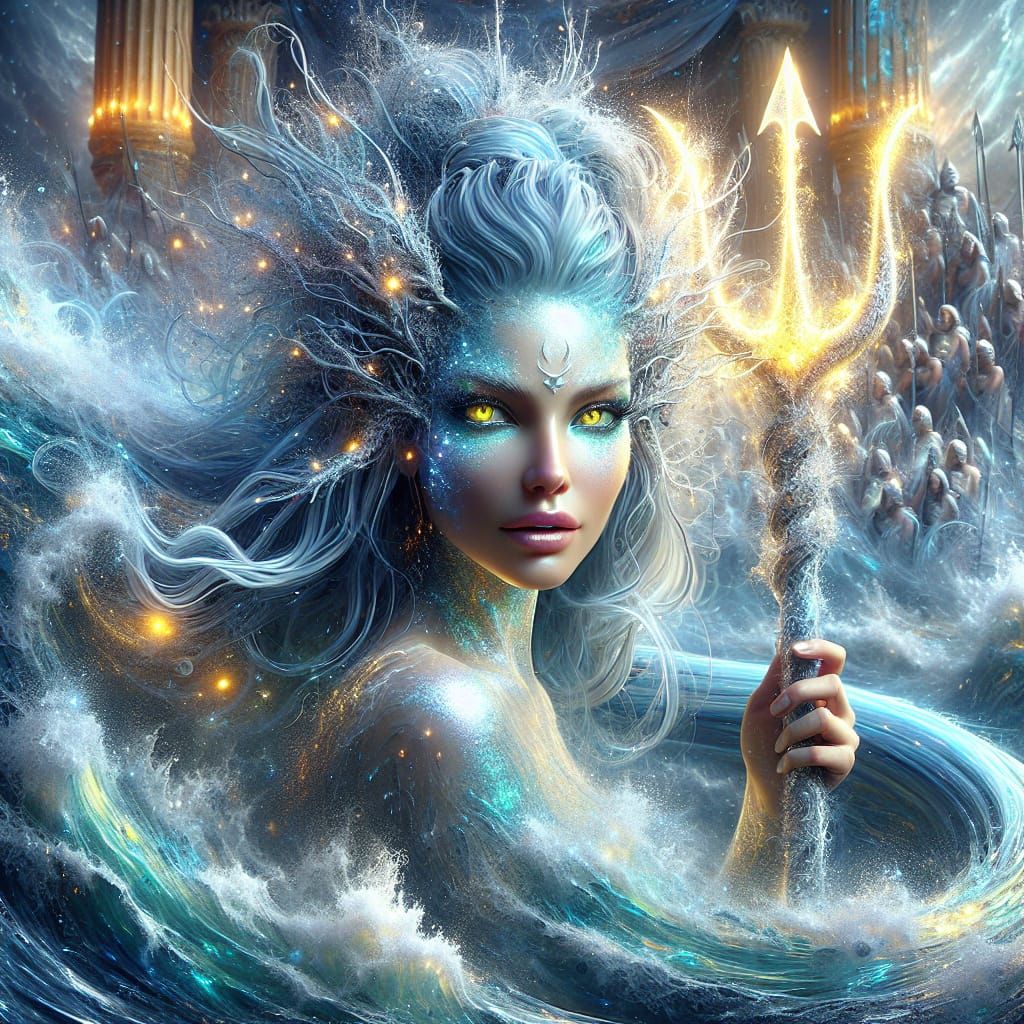 Radiant Mermaid Queen of the Sparkling Ocean Empire