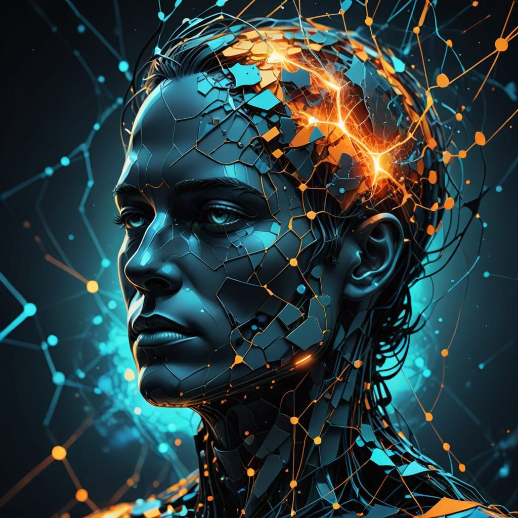 Mind Processing Memories: Abstract Digital Art