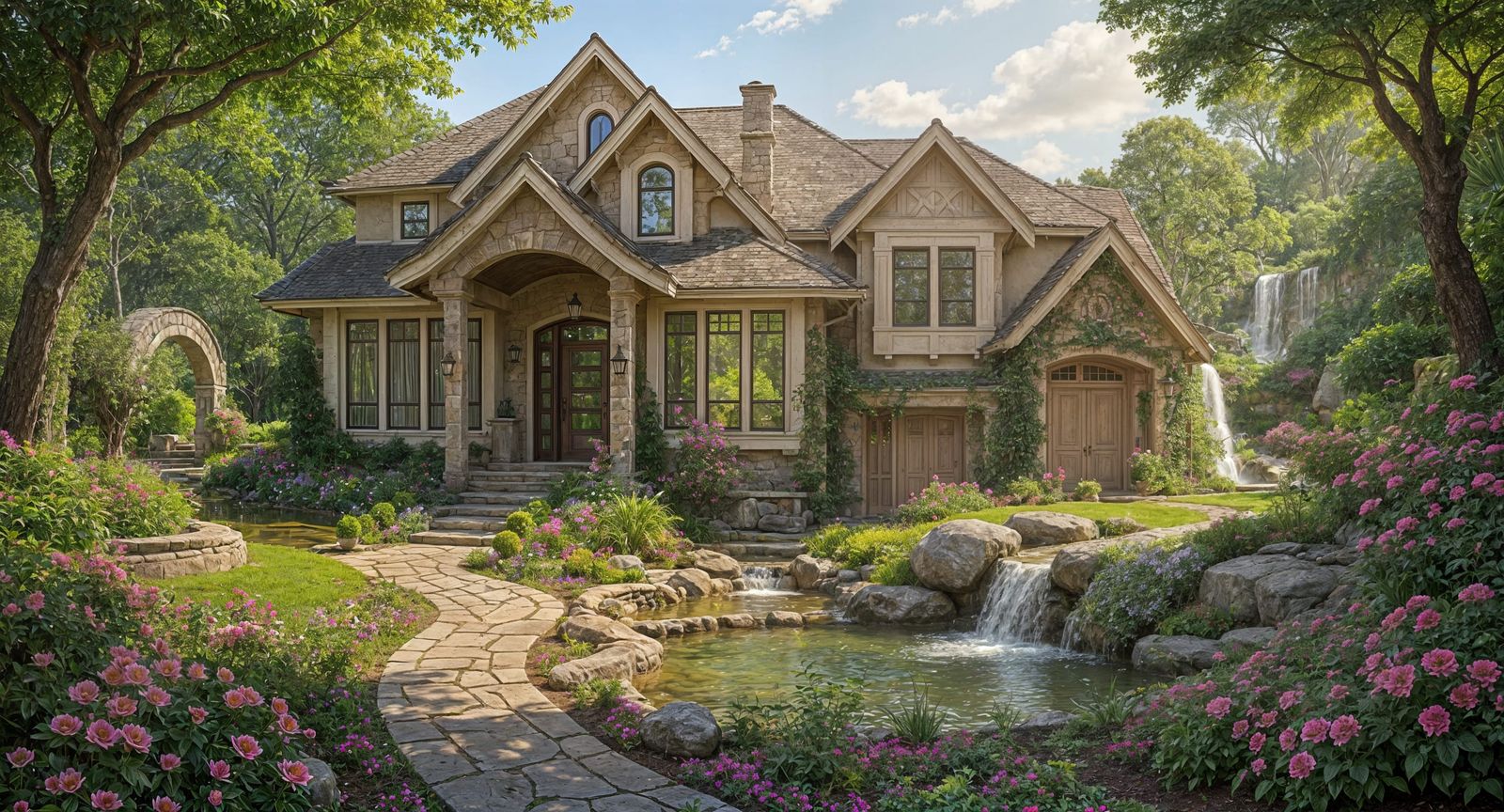 Luxurious Landscaping Creates a Mystical Dreamscape