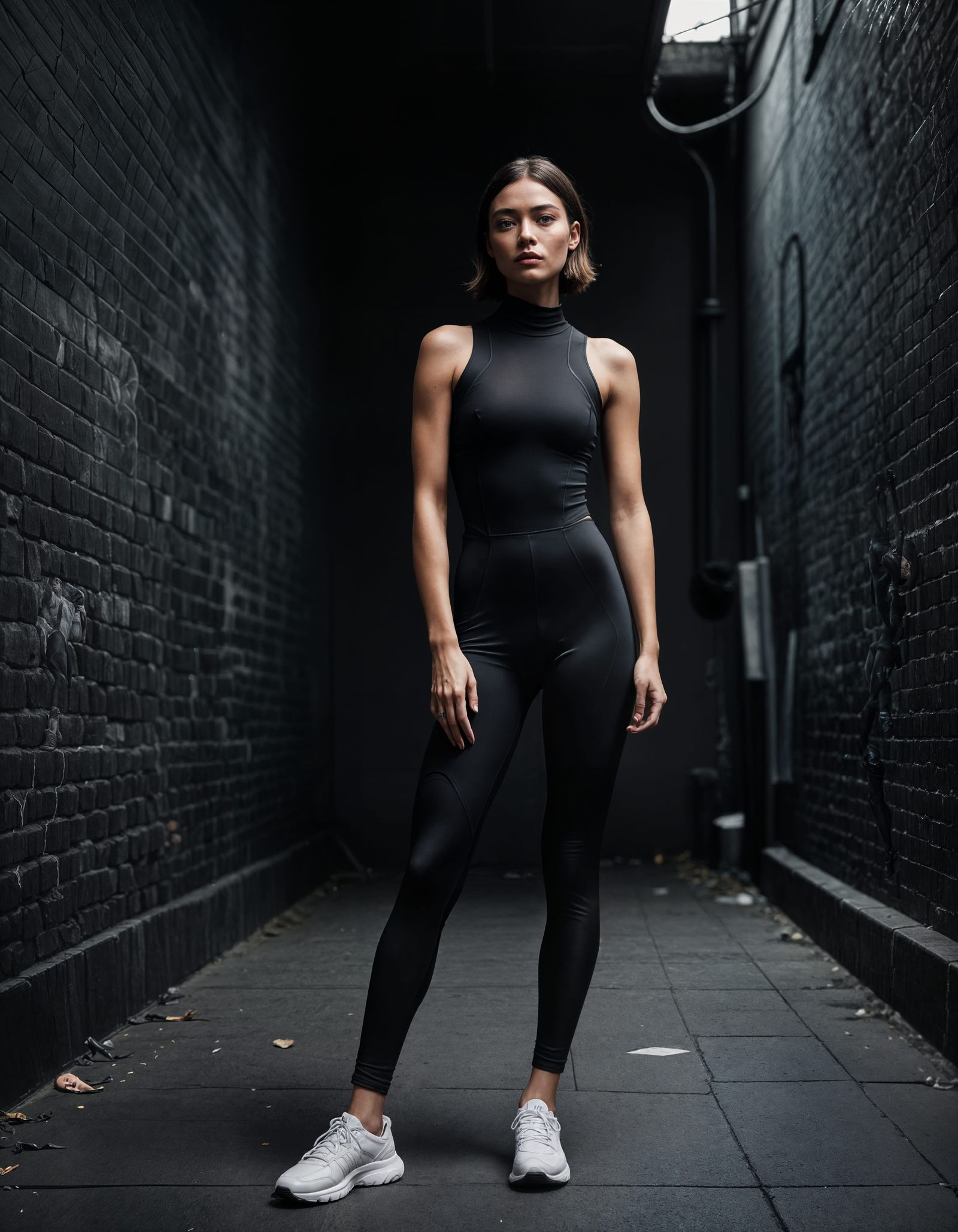 Sleek Athlete Captured in High Fashion Style