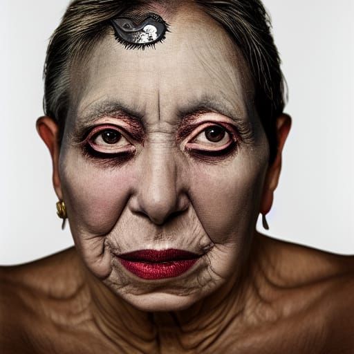 Regal Woman Portrait in Professional Photography Style