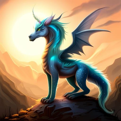 Dragon Unicorn Werewolf Hybrid Creature