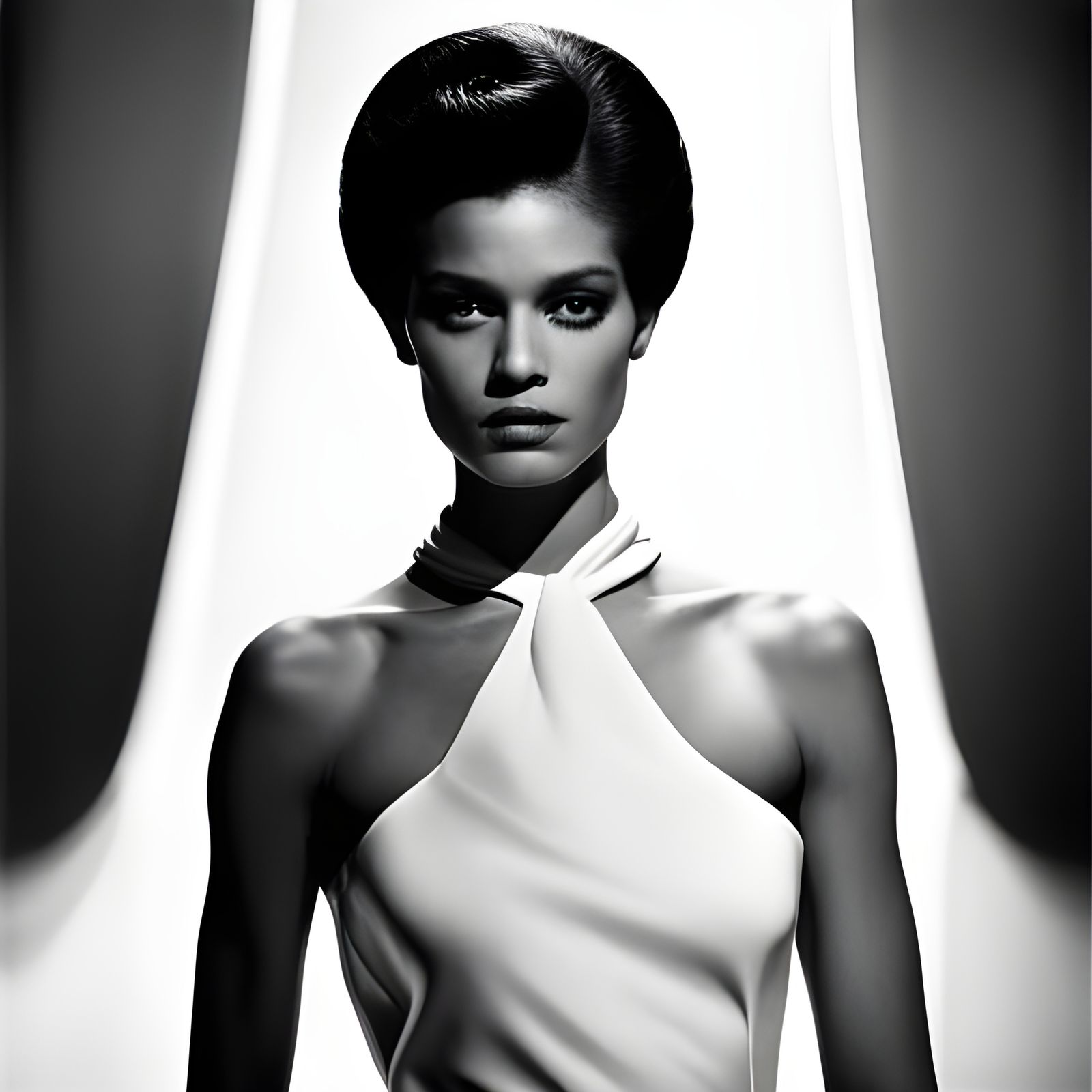 1960s Paris Fashion Show Backstage Photography