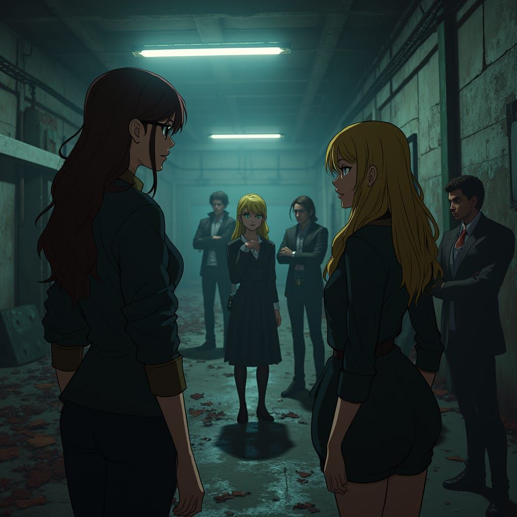 Dark Villains Gather in Abandoned Warehouse