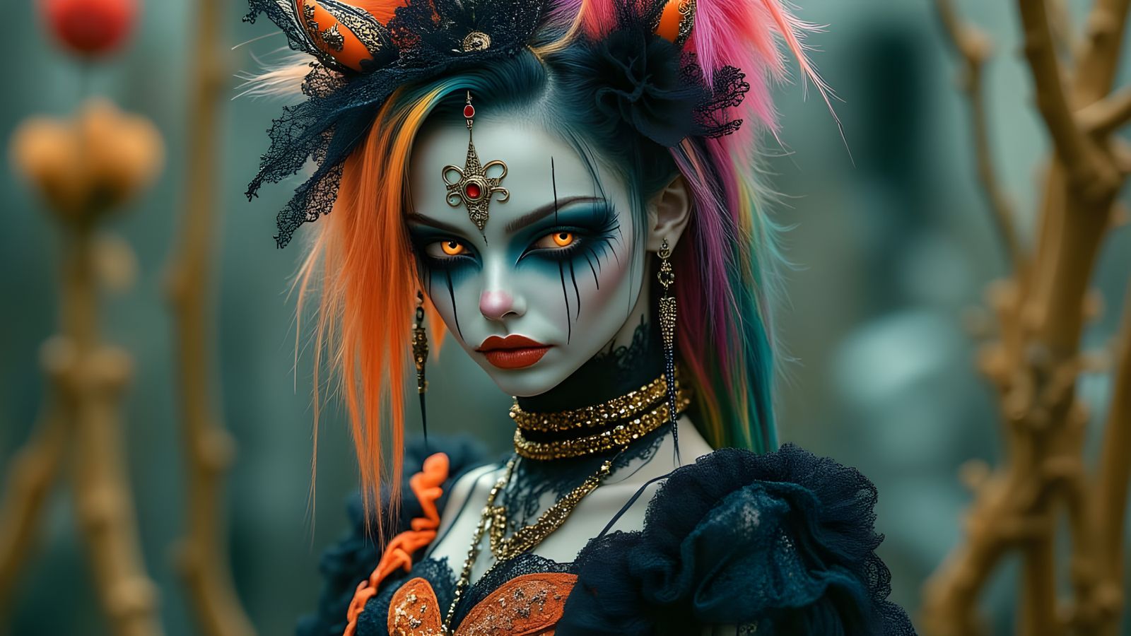 Dark Whimsical Punk Voodoo Doll