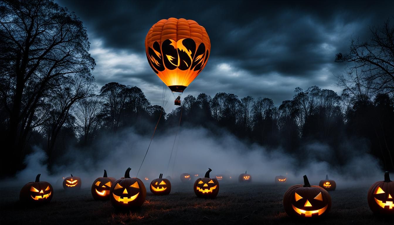 Halloween Hot Air Balloon
