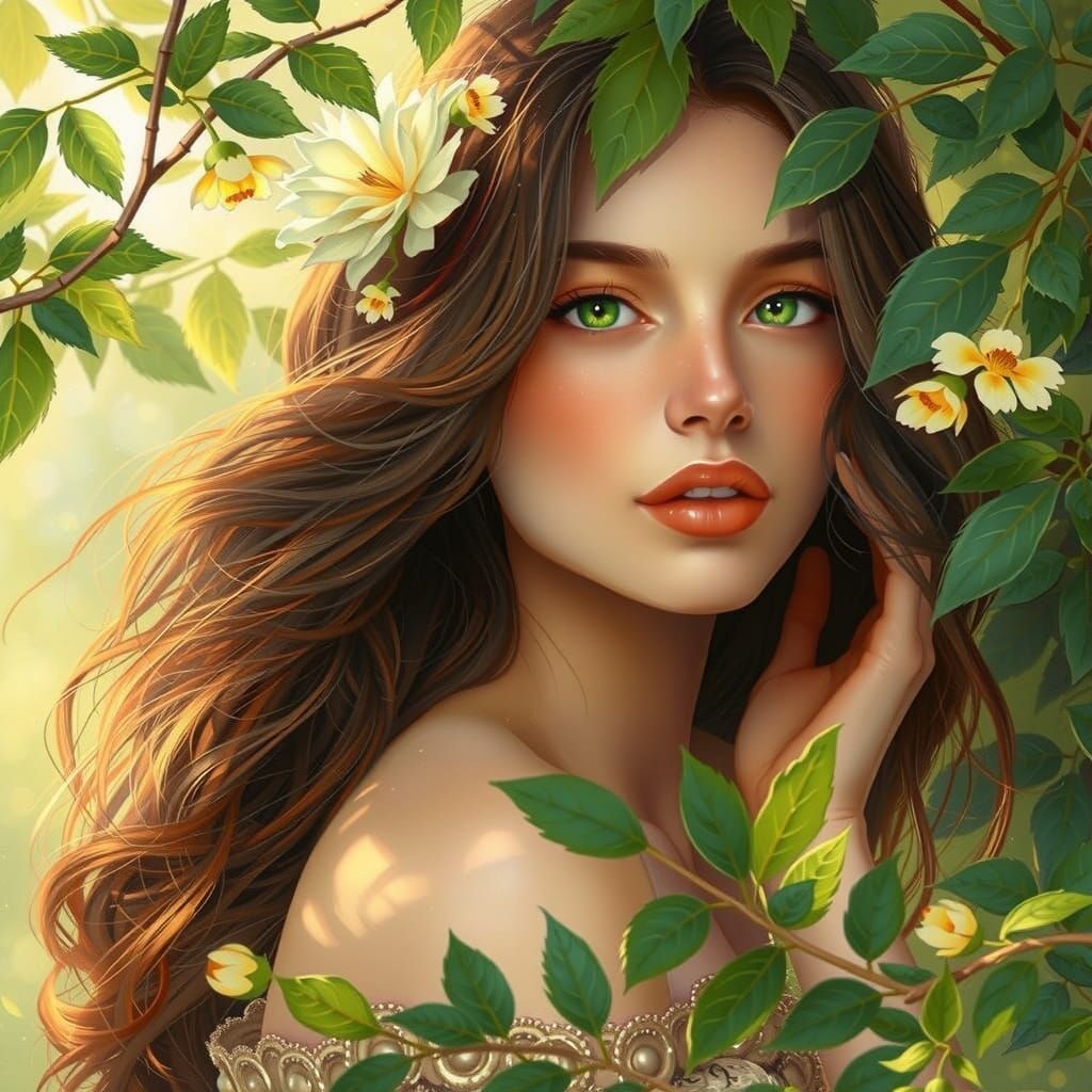 Elegant Goddess in Classical Proportions