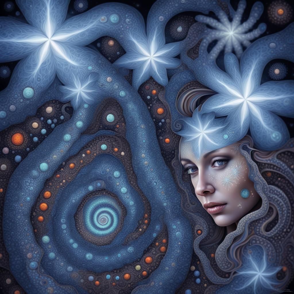 Mother of Creation in Aboriginal Fractal Art