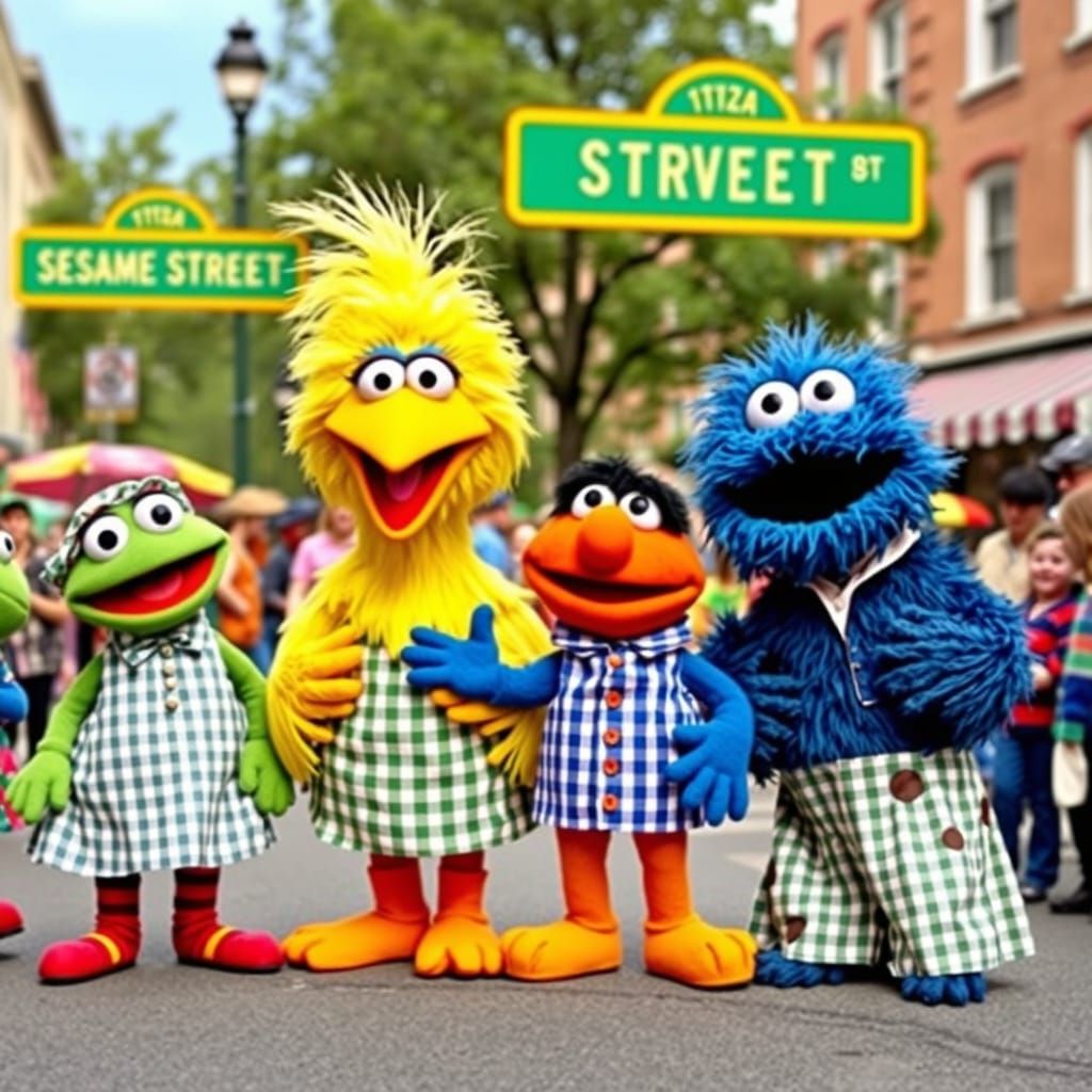 Muppets Celebrate Gingham Festivities