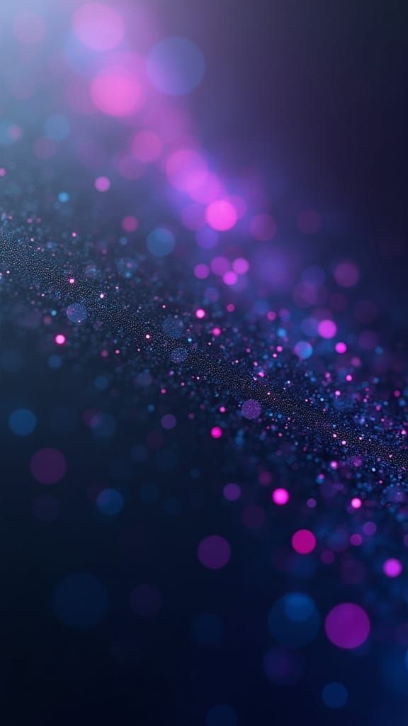 Neon Pixel Abstract Wallpaper in Cyberpunk Style