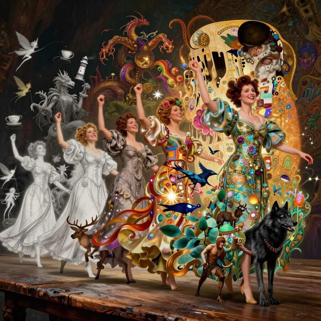 Ada Lovelace's Creative Evolution in Fantasy Art