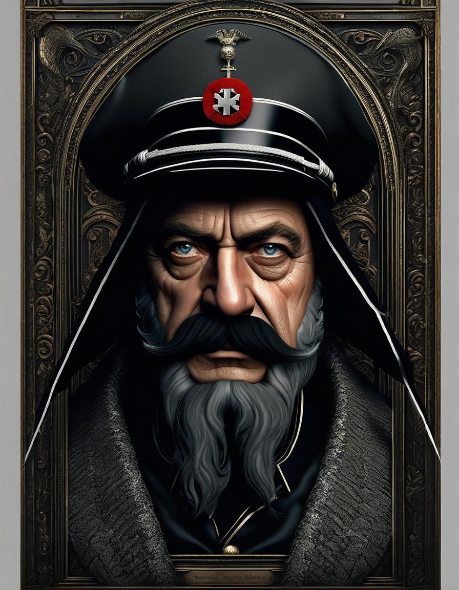 Hyperrealistic Portrait in Digital Matte Painting Style